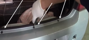 Снятие и установка заднего бампера Рено Логан: пошаговая инструкция