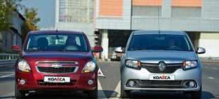 Что лучше Шевроле Авео или Рено Логан: сравнить