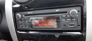 Подключение аудио-колонок Рено Логан: электросхема